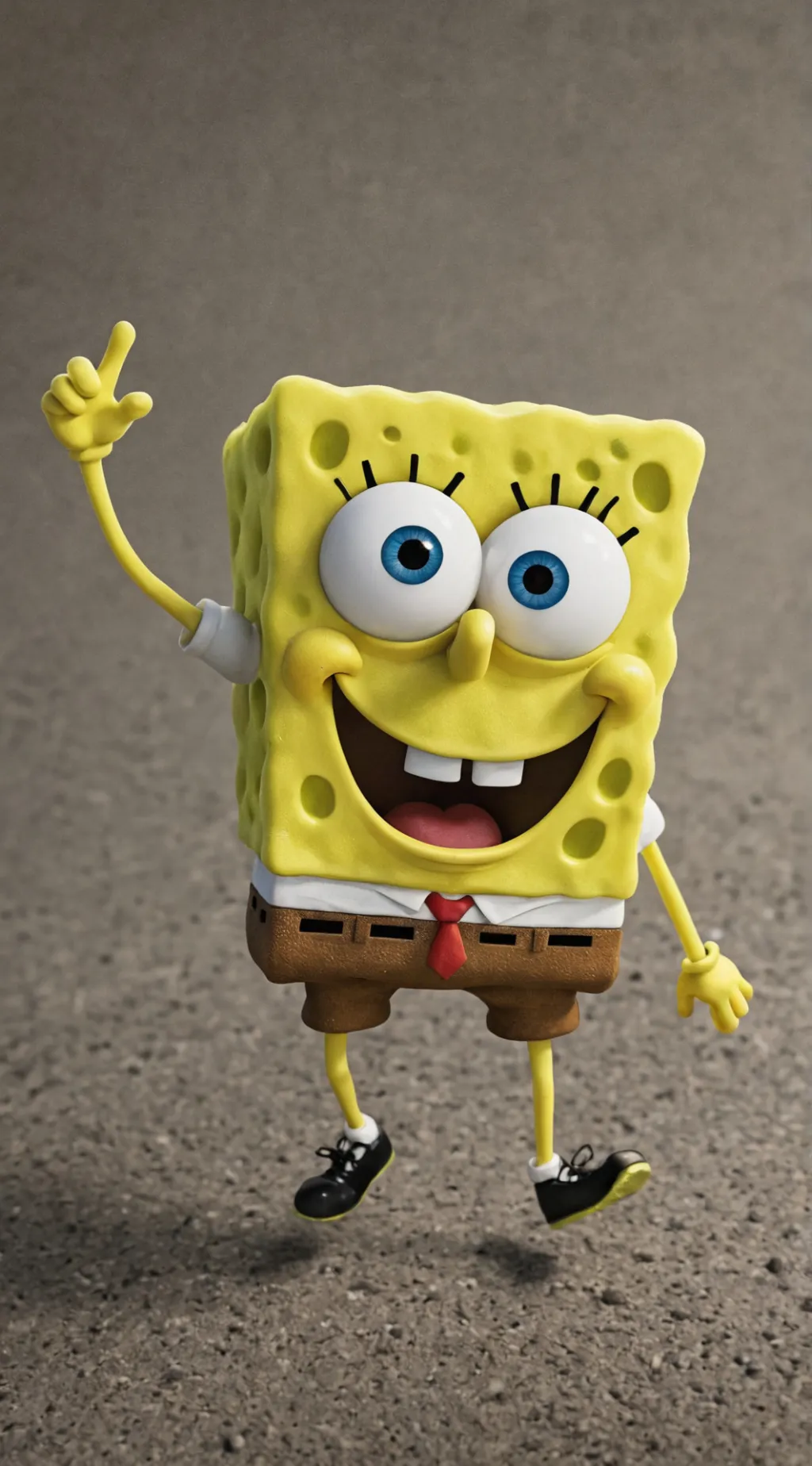 ai character: SpongeBob!! background