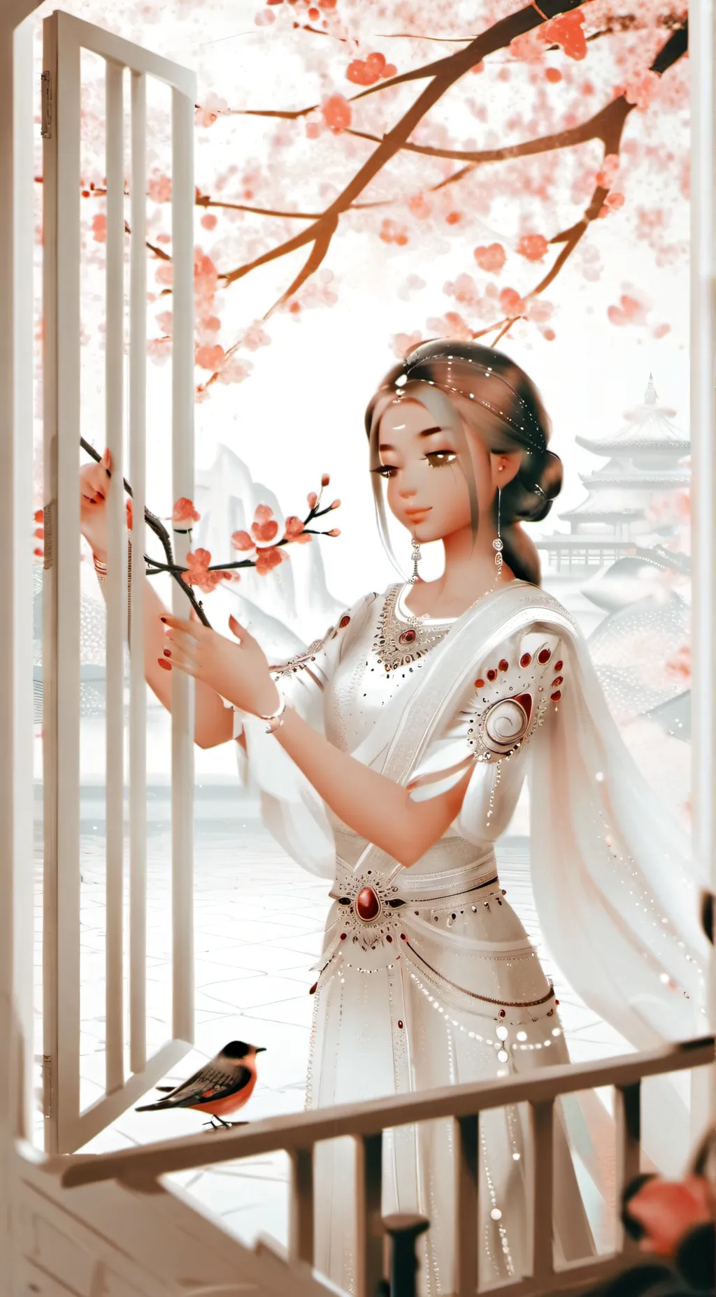 ai character: Emilia  background