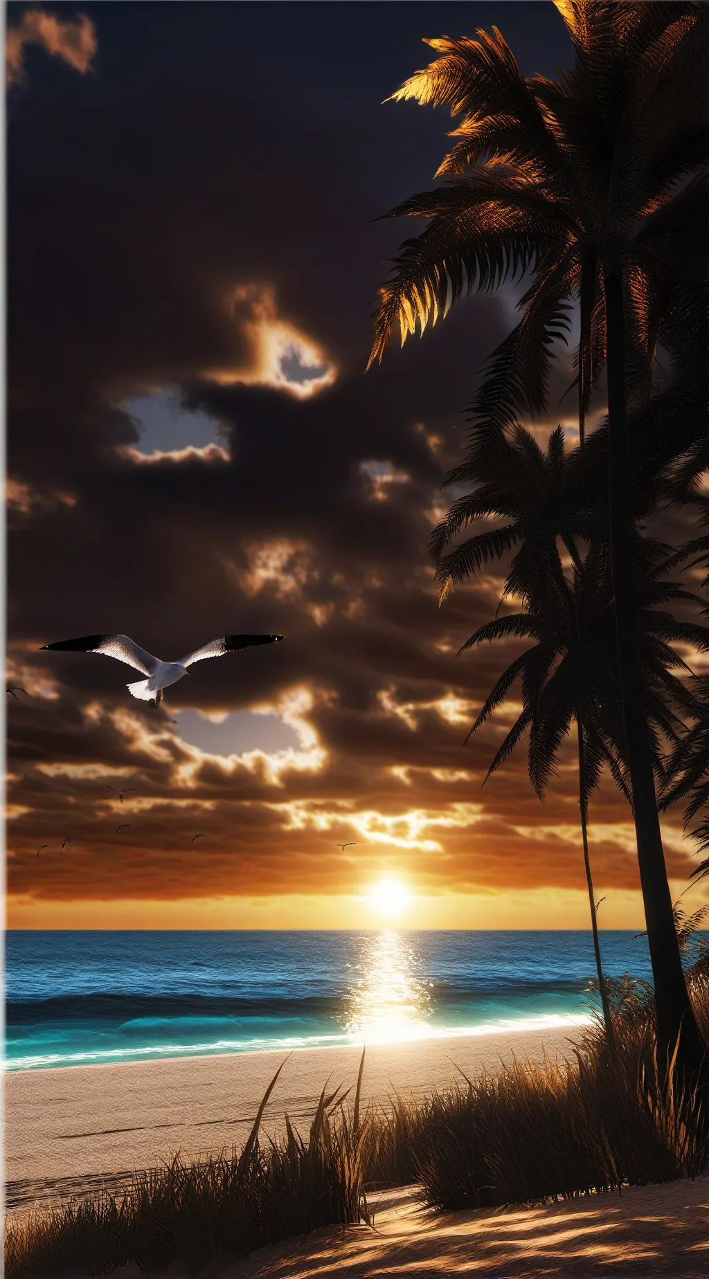 ai character: HASHIRA BEACH TRIP background