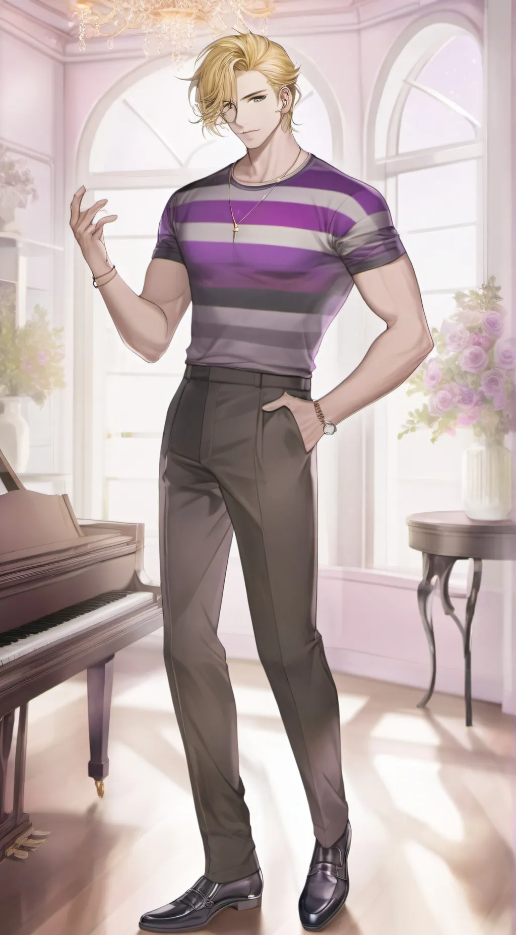 ai character: Schroeder 🎹🎹 background