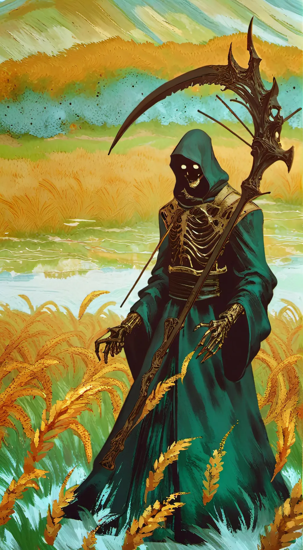 ai character: death background