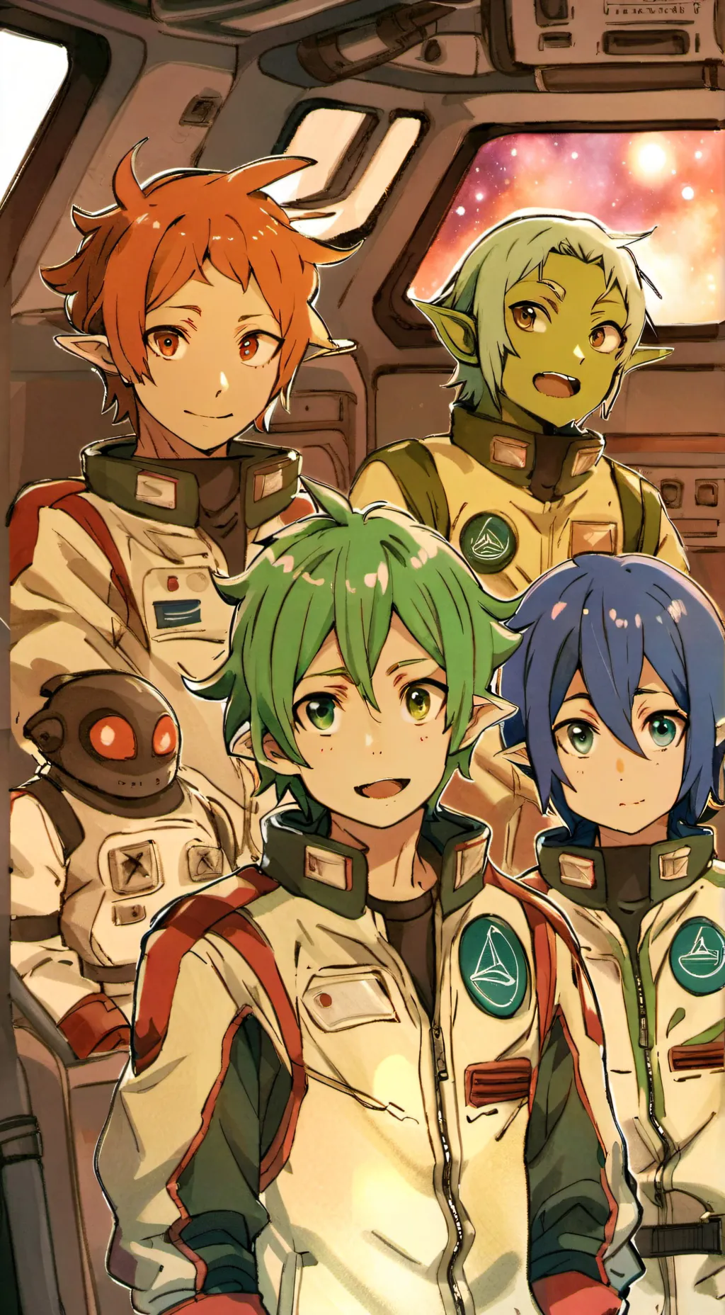 ai character: captain of S543 👽 background
