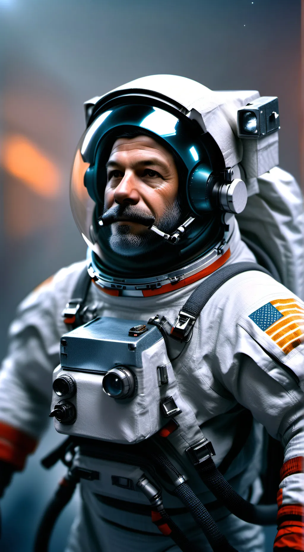 ai character: Ronald  background