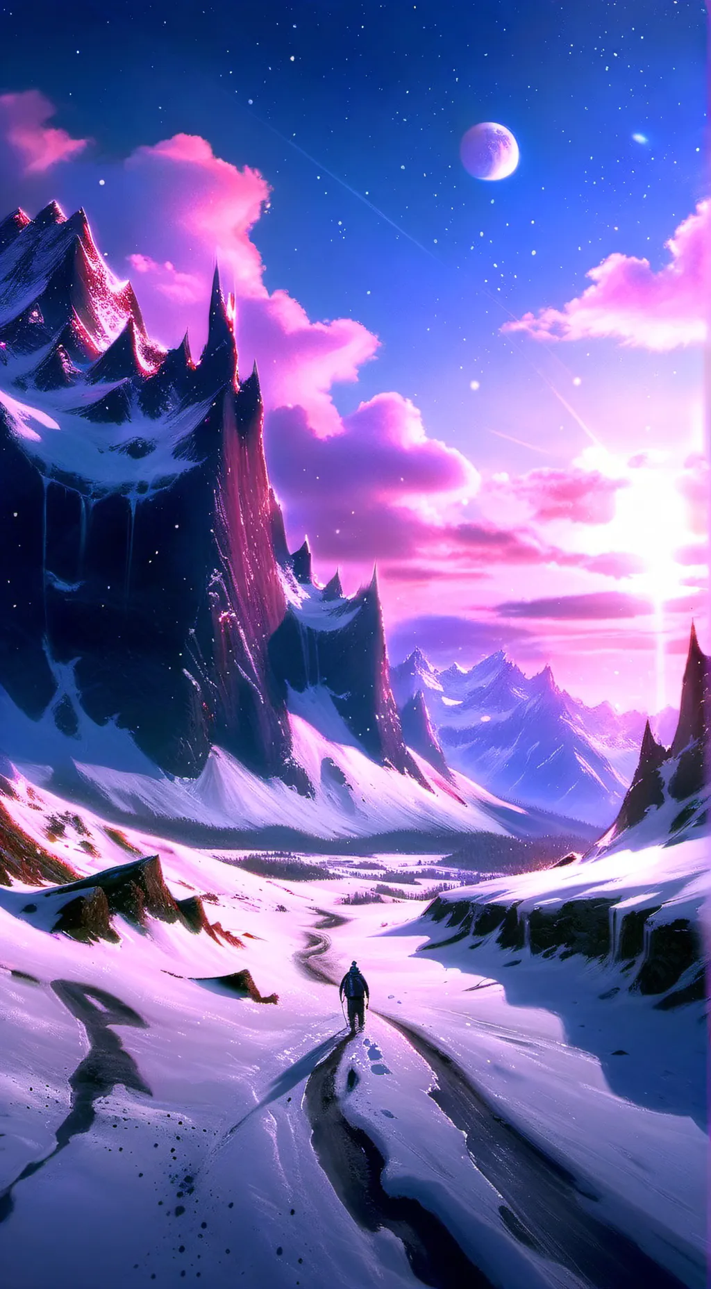ai character: Isoul Mountain background