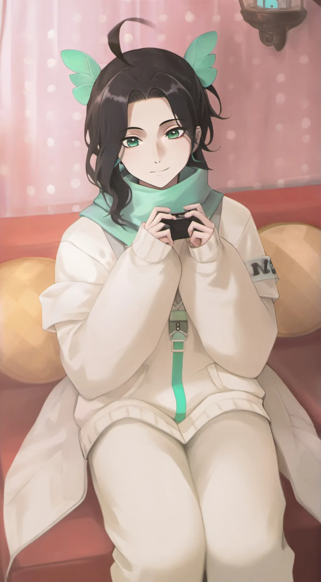 ai character: melena vourdit background