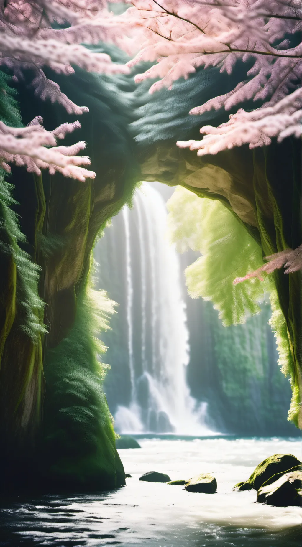 ai character: pinkland background