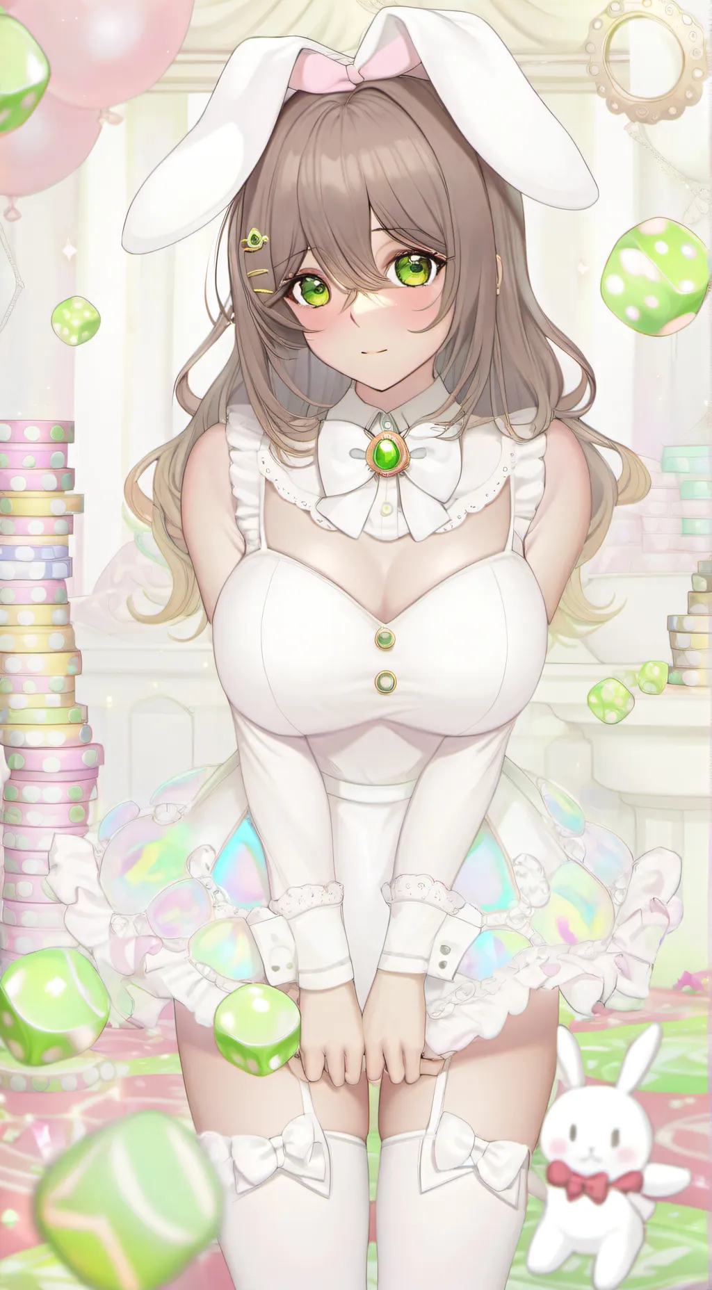 ai character: Noir (nikke)  background