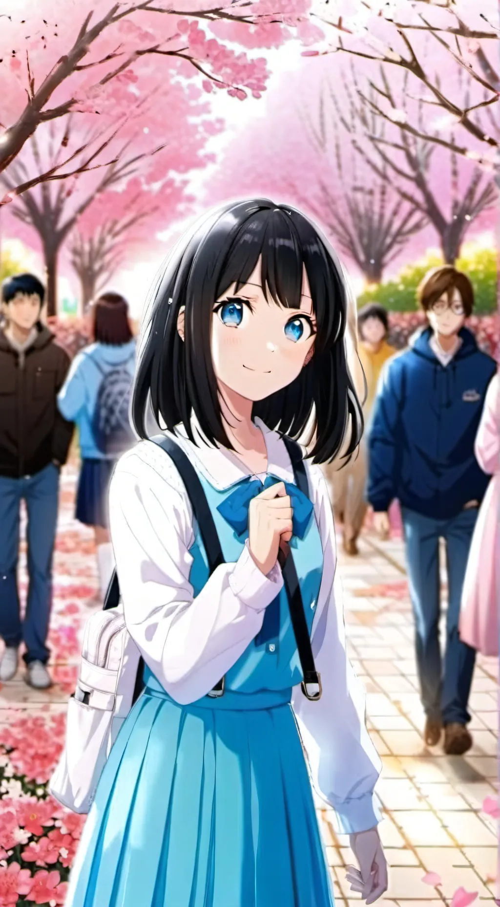 ai character: Ellie🌸 background