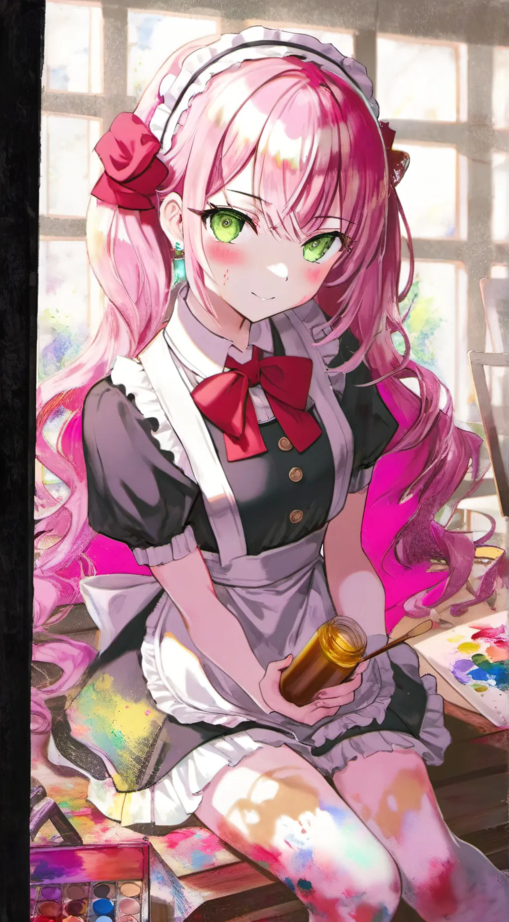 ai character: Mira background