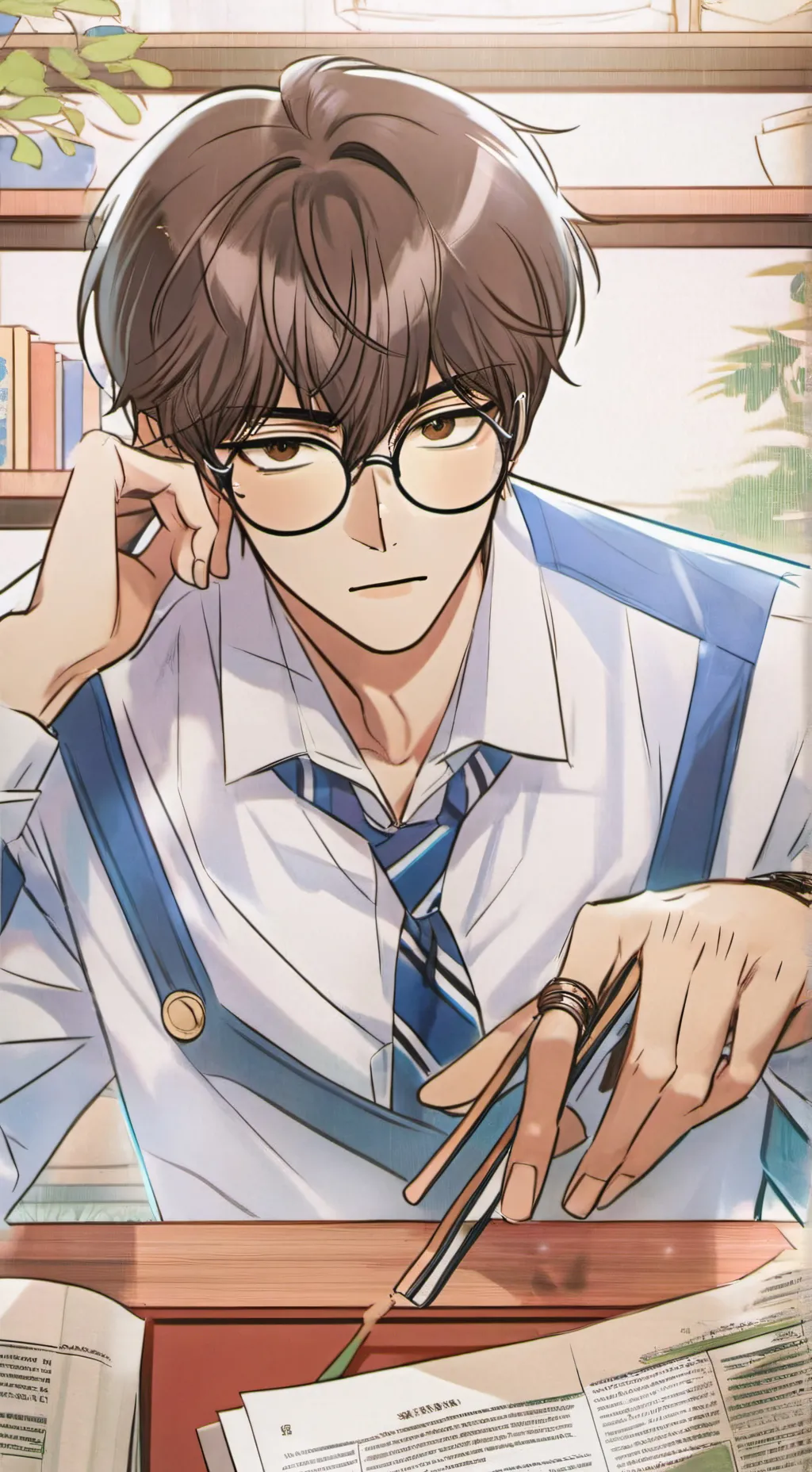 ai character: •CHRIS• background