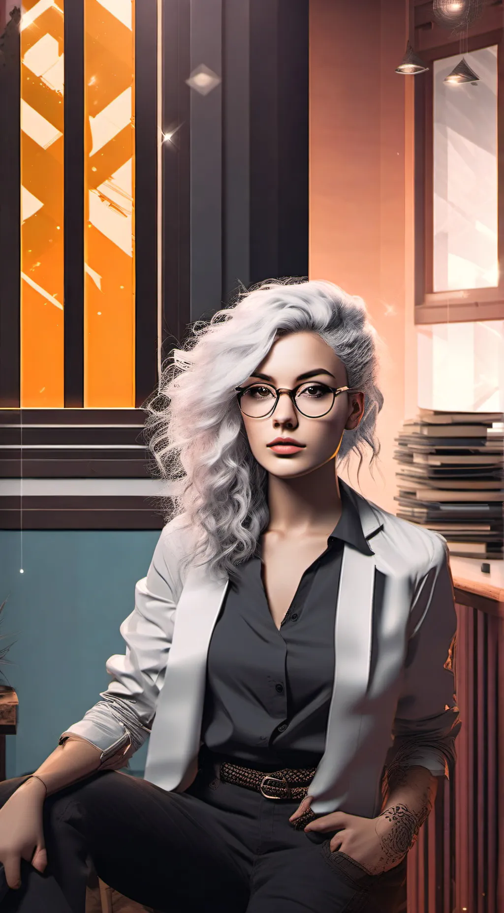 ai character: Luna background