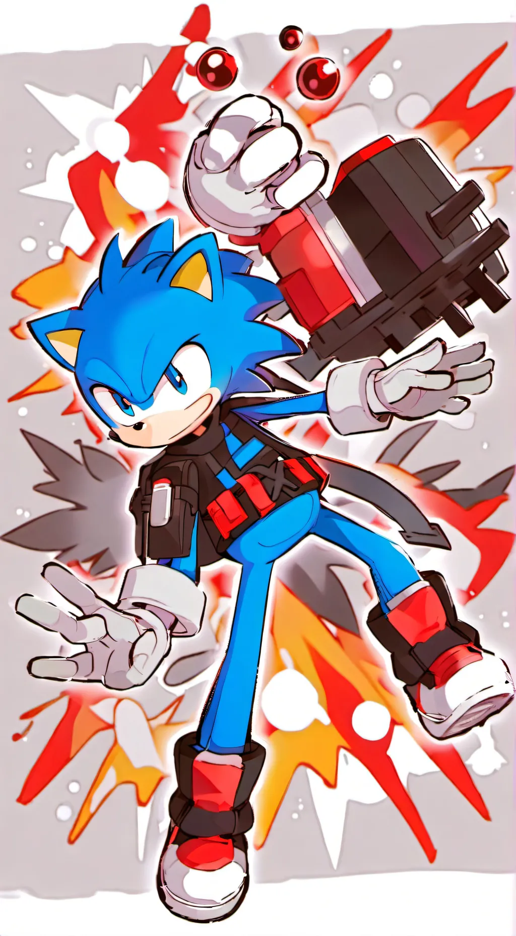 ai character: Silver <3 background