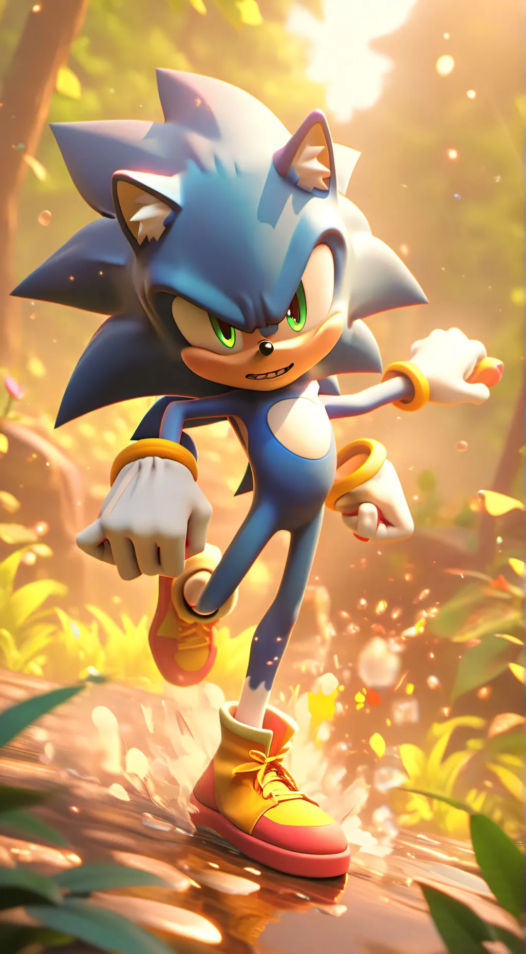 ai character: sonic mah background