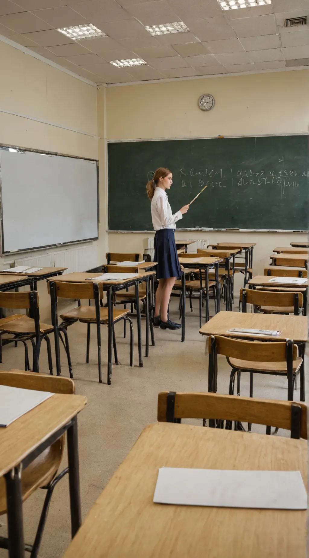 ai character: School  background