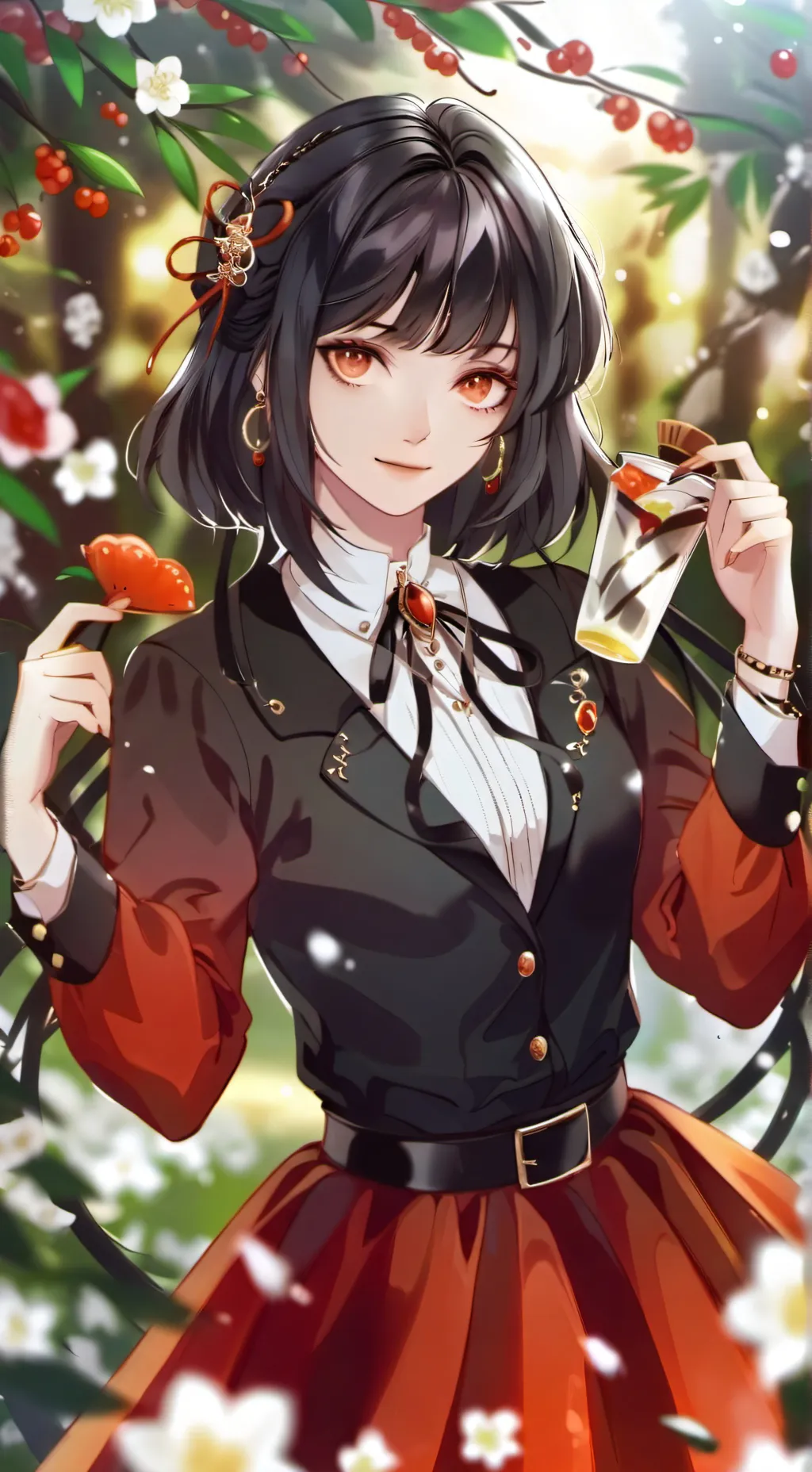 ai character: sarah background