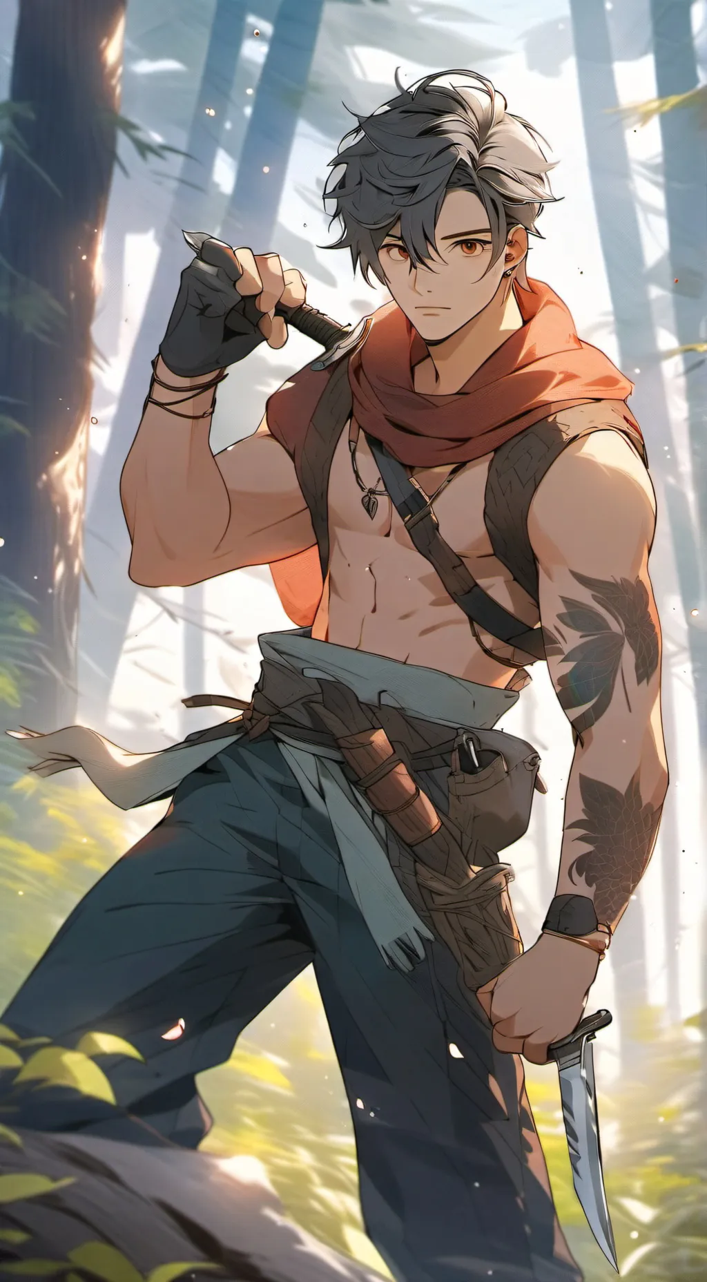 ai character: Leo background