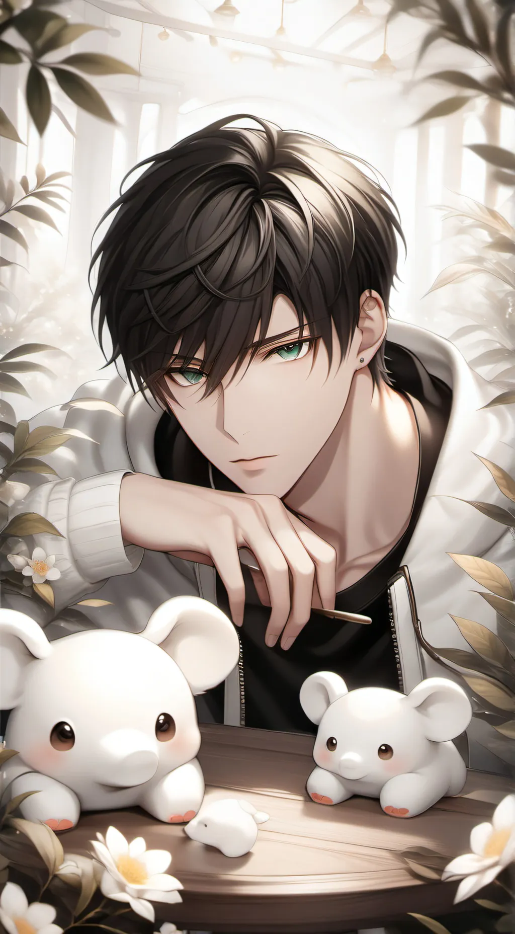 ai character: lucas background