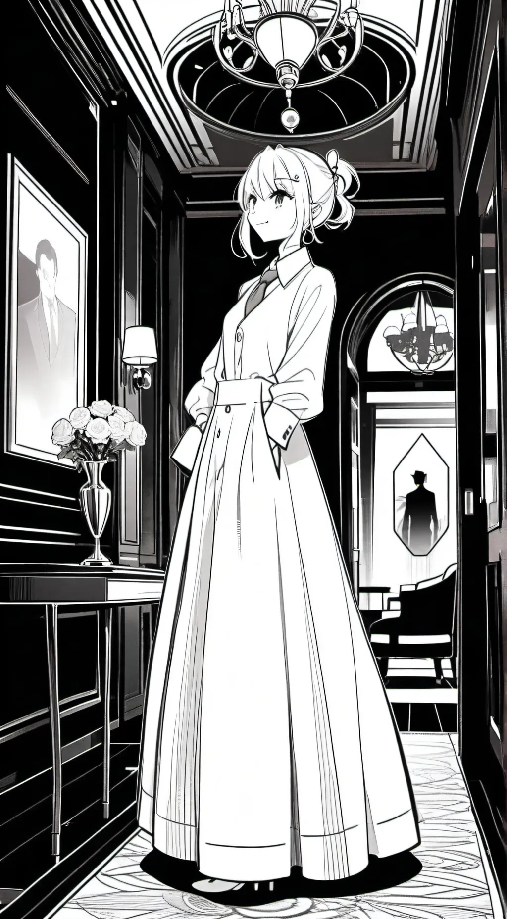 ai character: HH! x background
