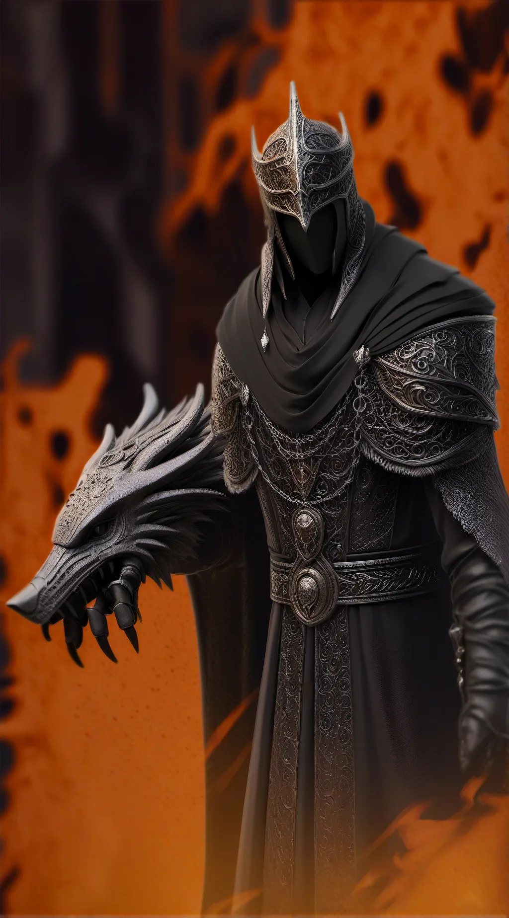 ai character: KNY statues background