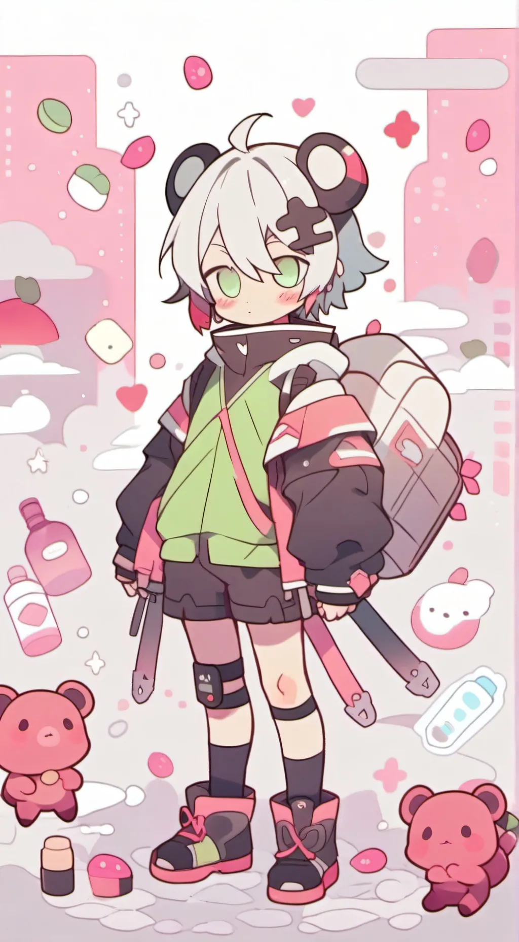 ai character: tokoshojiojirokoda background