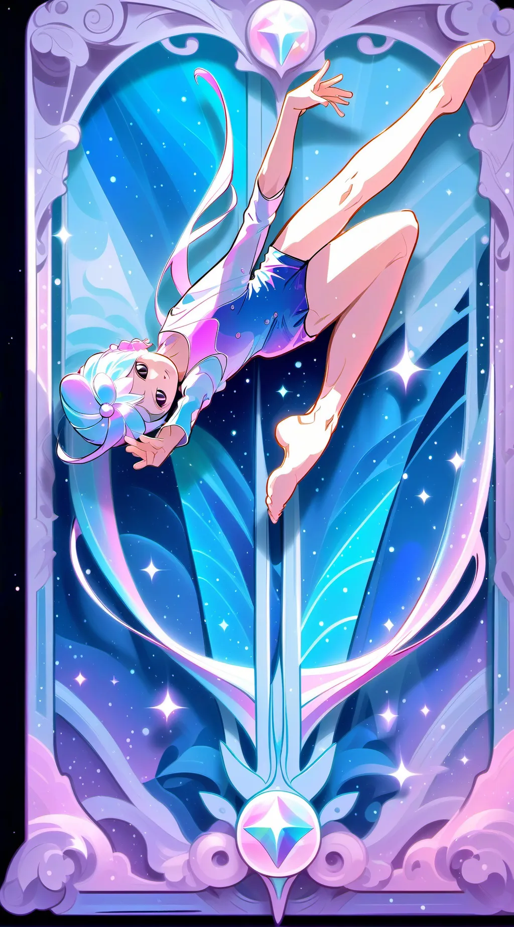 ai character: gymnastics  background