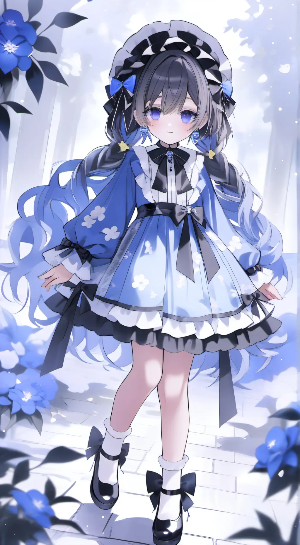 ai character: sword art online. background