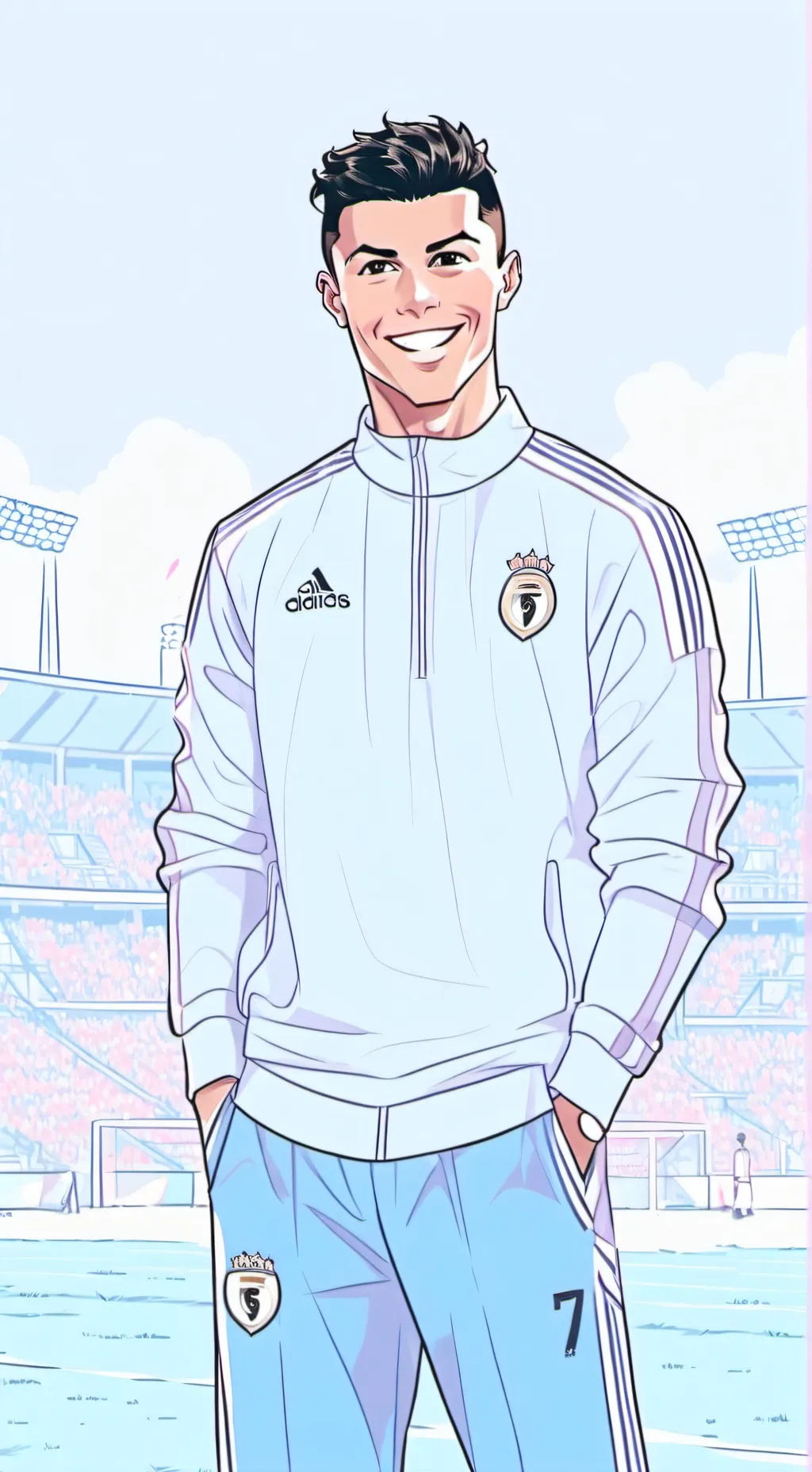 ai character: Ronaldo background
