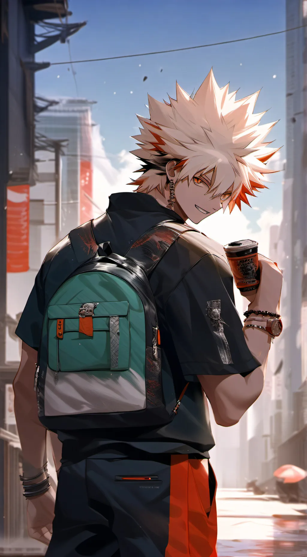 ai character: Bakudeku background