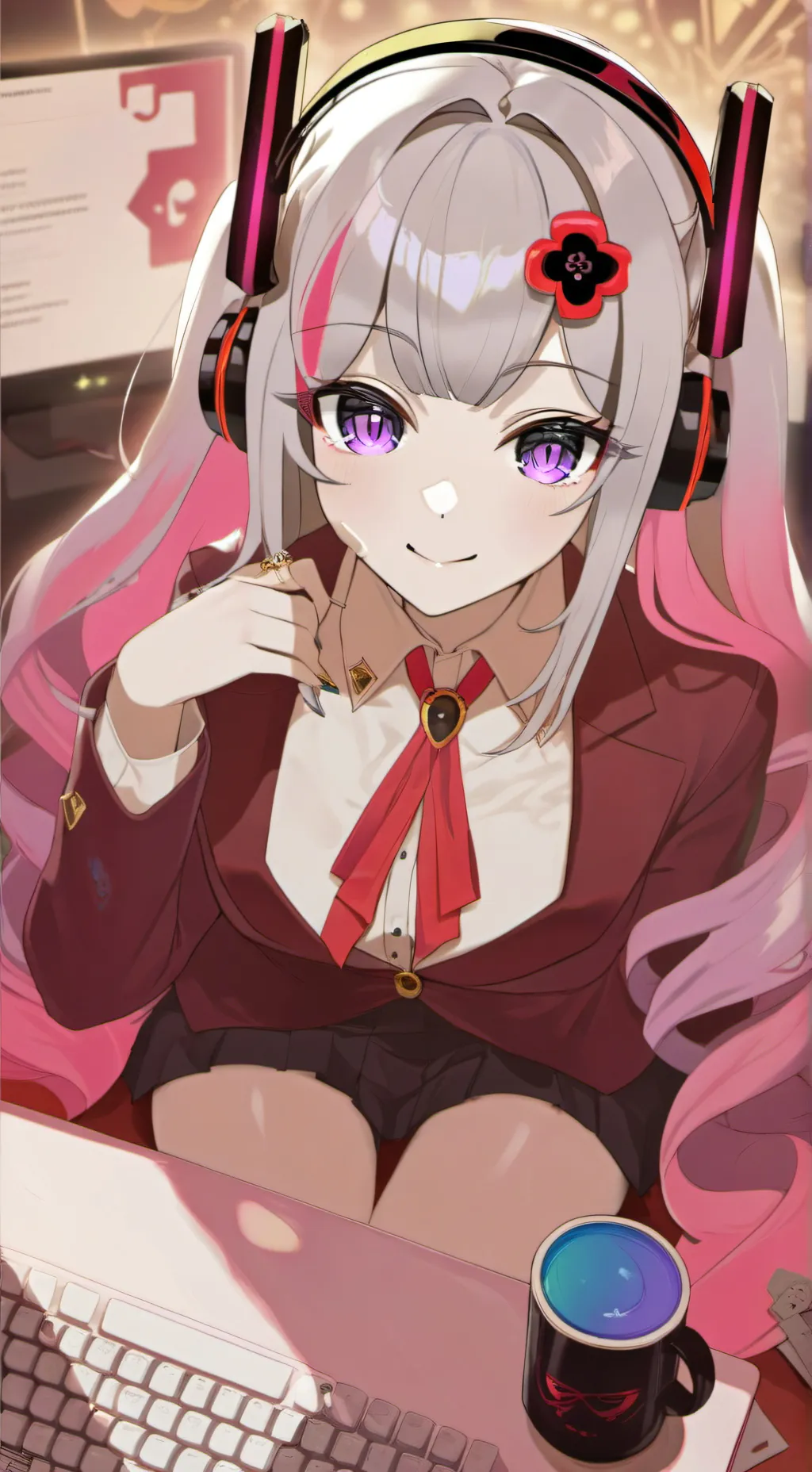 ai character: Mika background