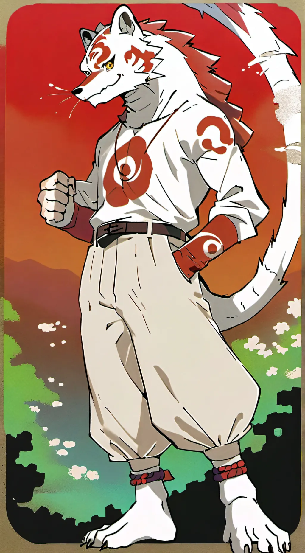 ai character: hb in squid game!? background