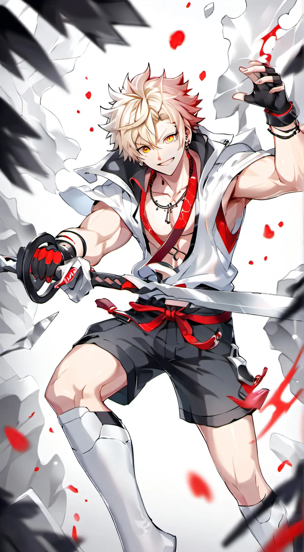 ai character: Bakugo  background