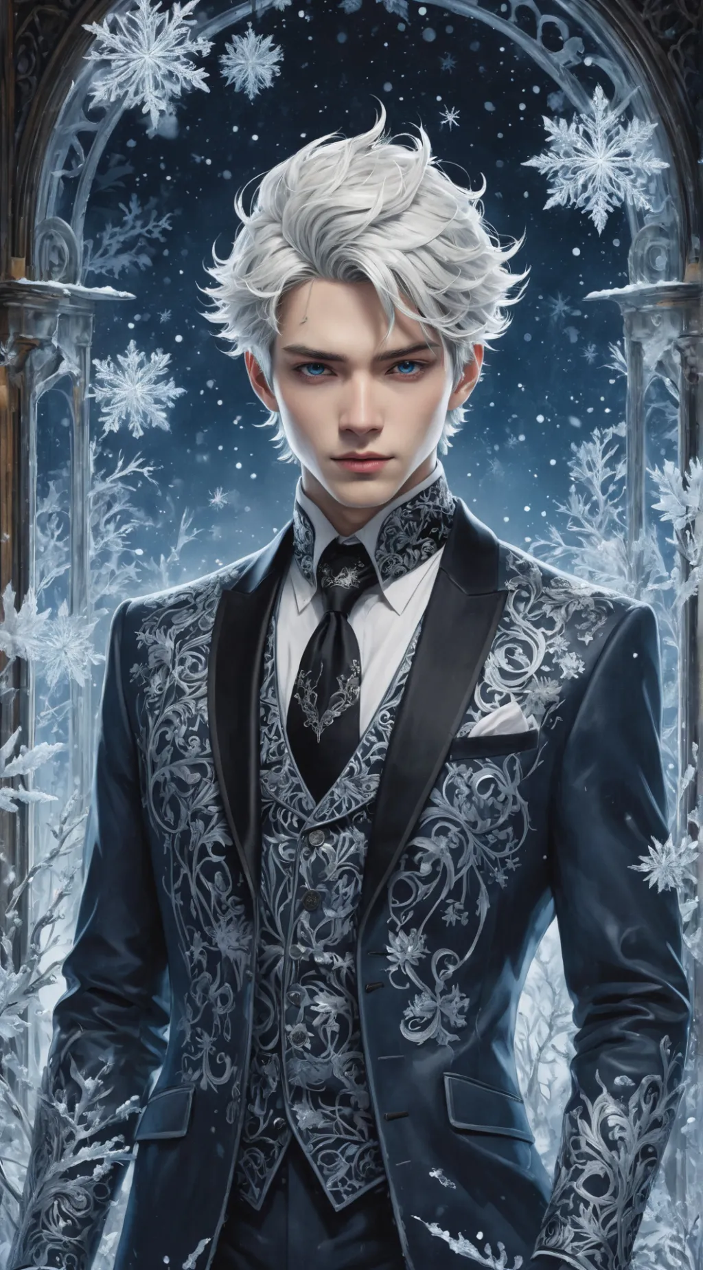 ai character: Frost background