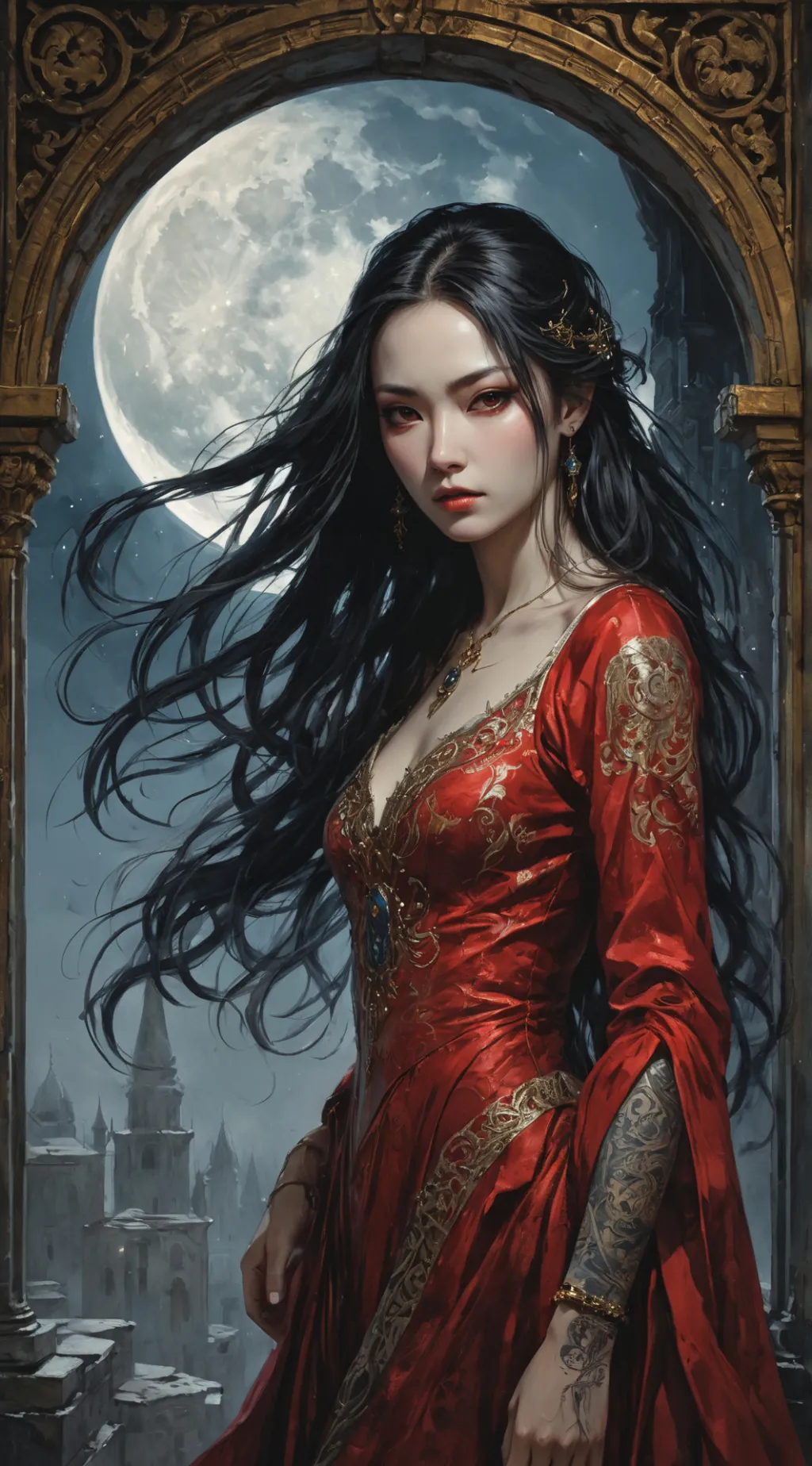 ai character: Carmilla background