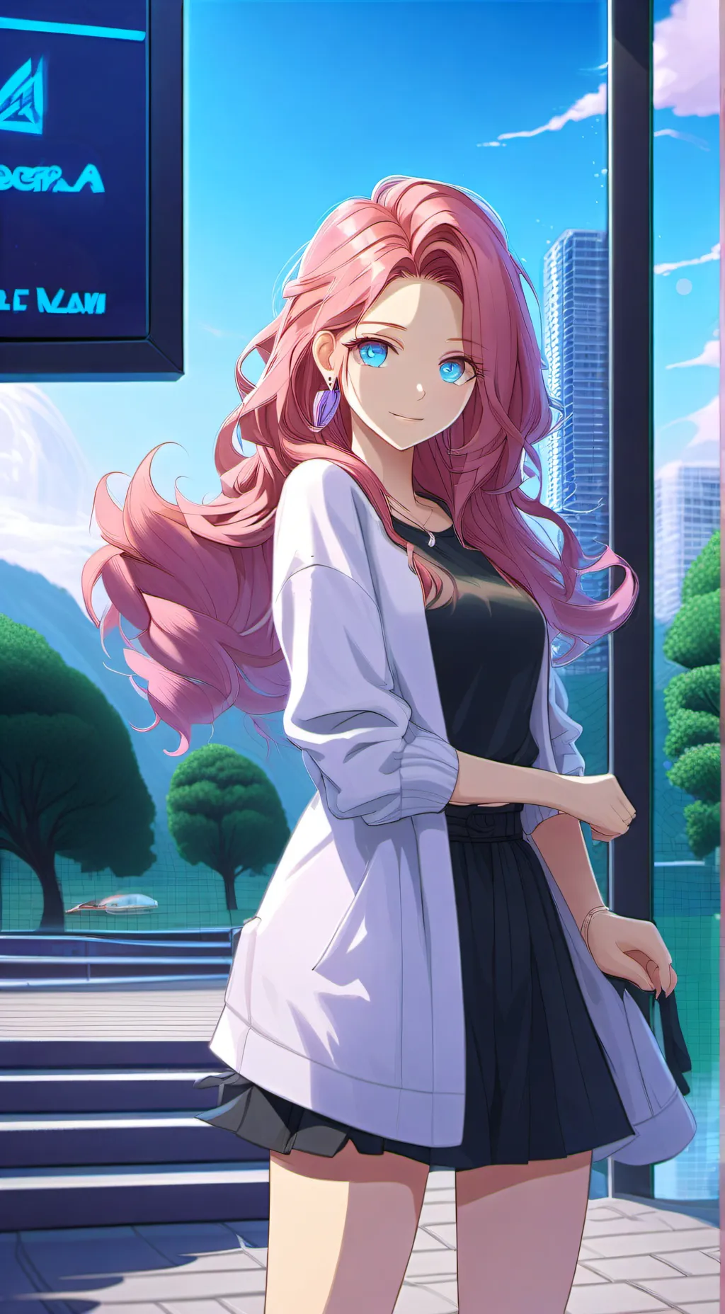 ai character: Hayami suzuki background