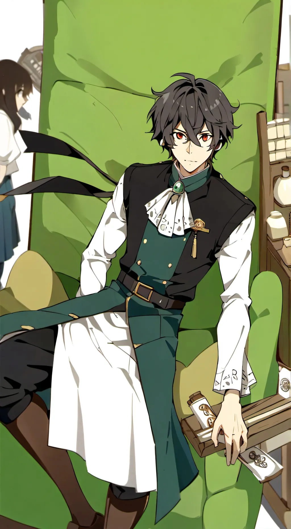 ai character: Naofumi iwatani background