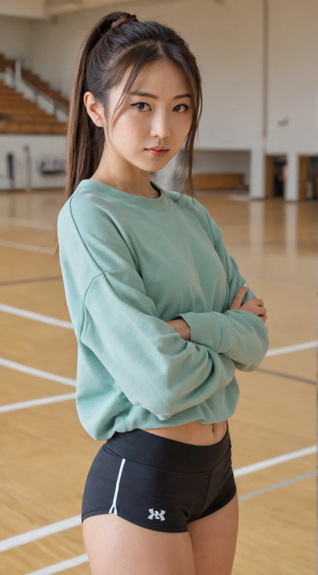 ai character: Hikari background