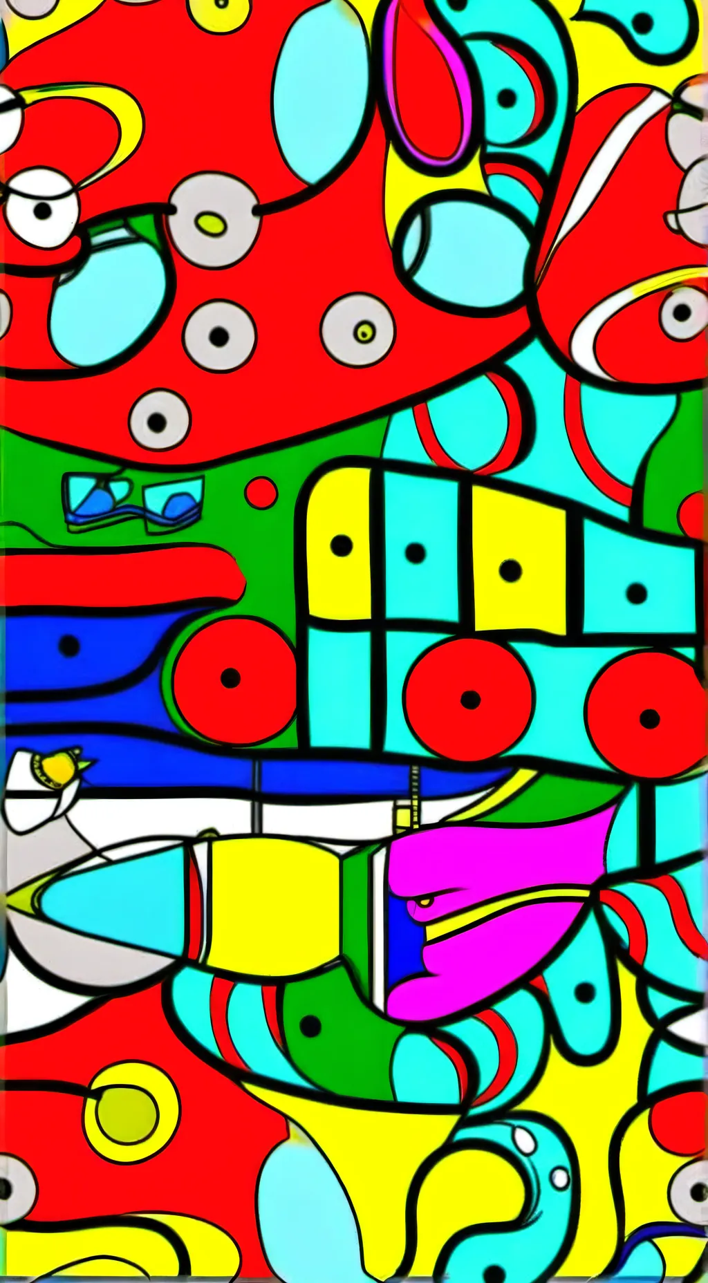 ai character: sprunki  background