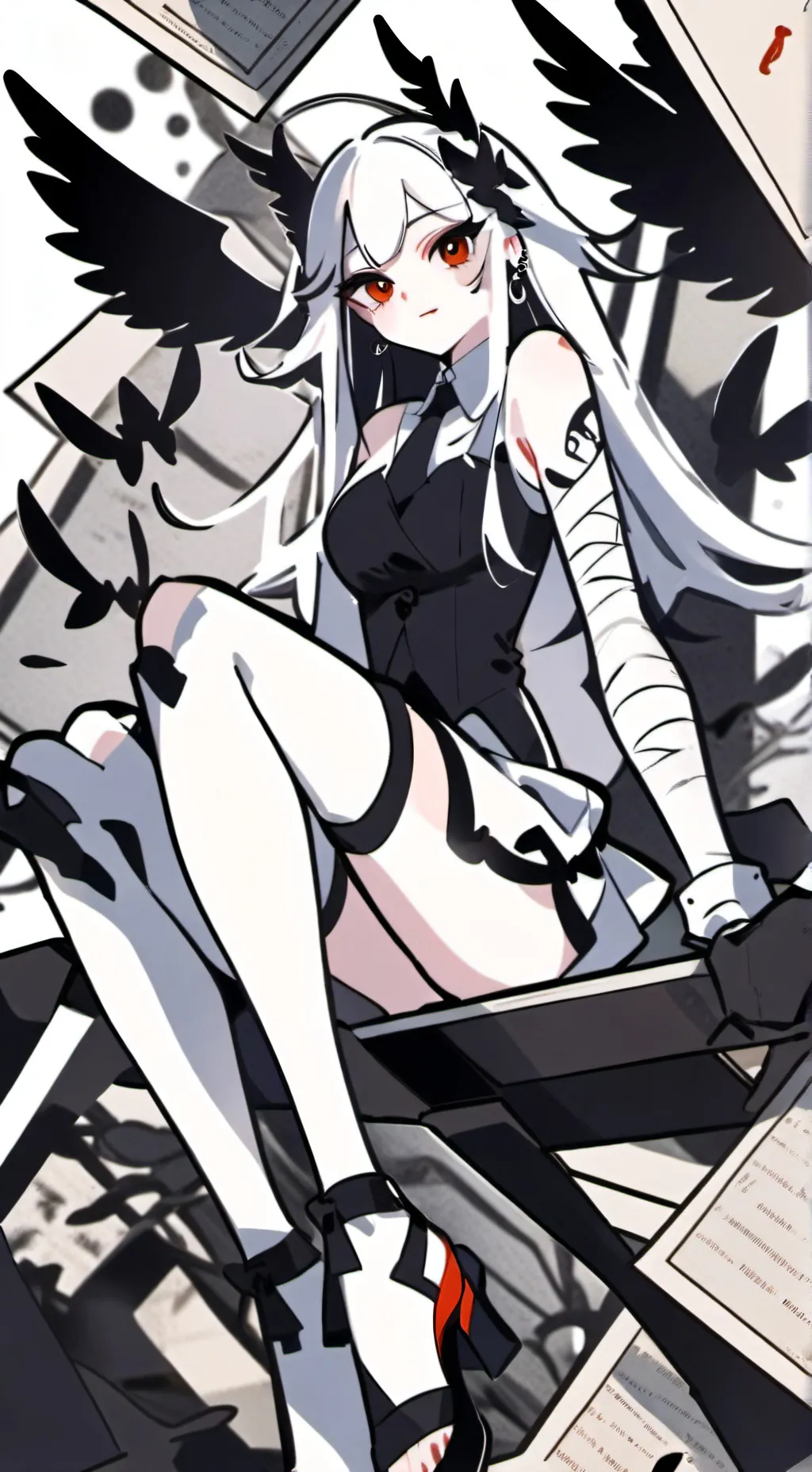 ai character: Miss Angel - fpe  background