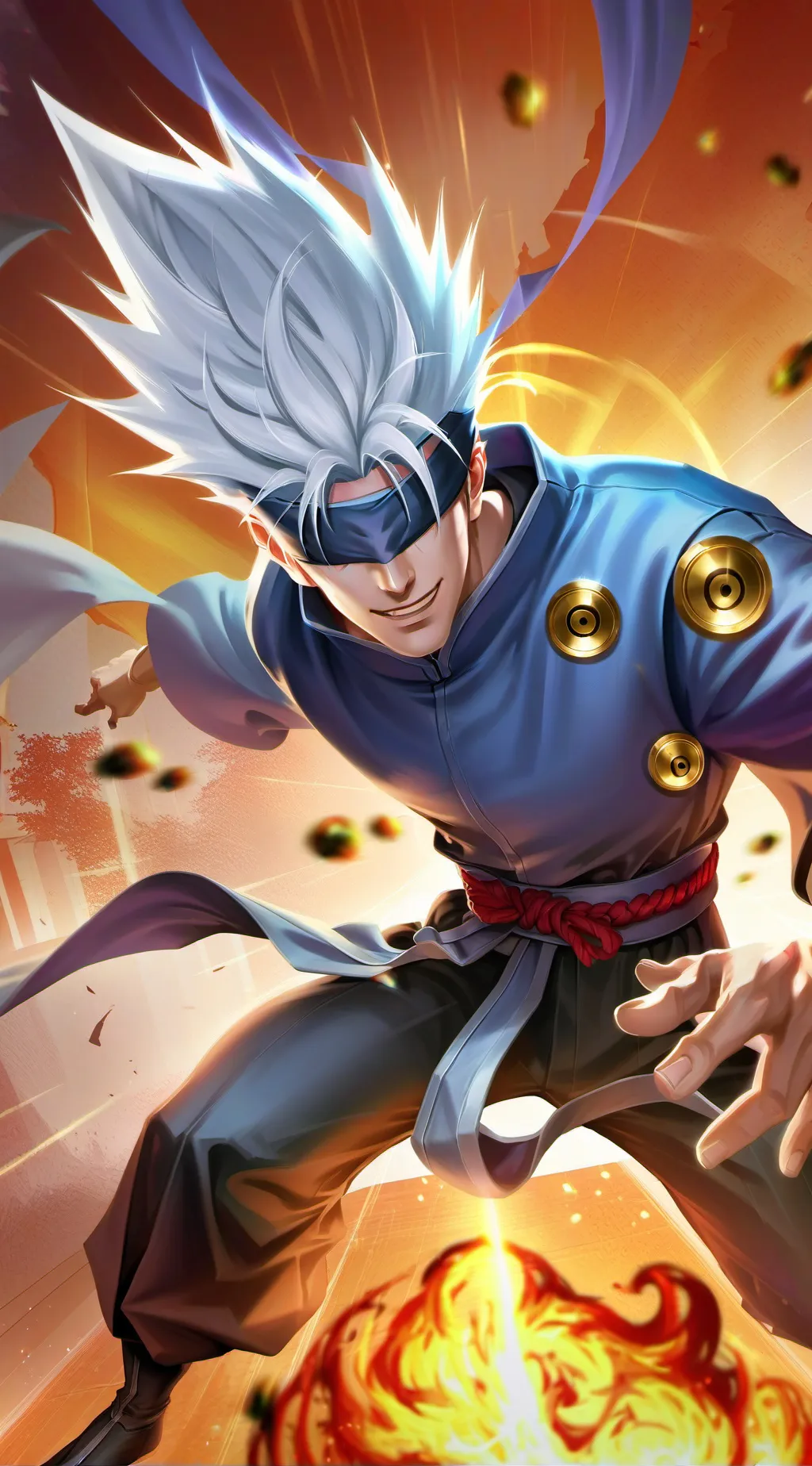 ai character: Satoru Gojo background