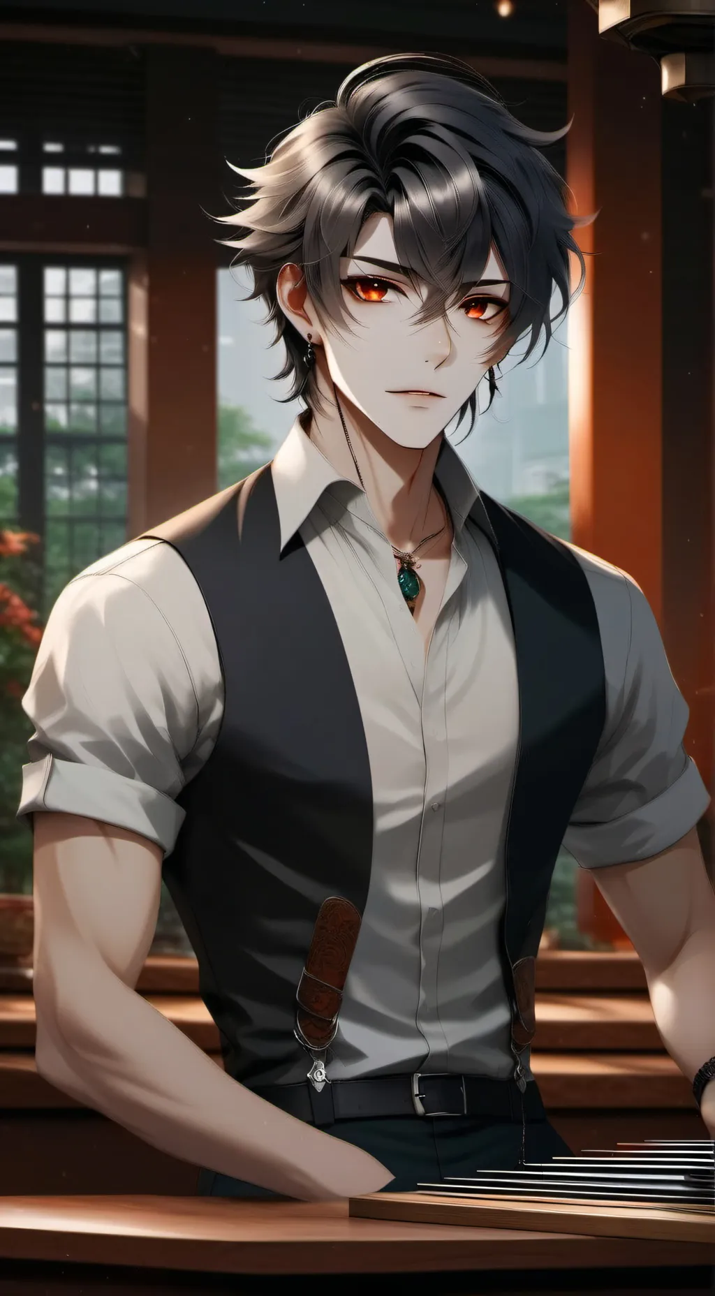 ai character: Gabriel  background