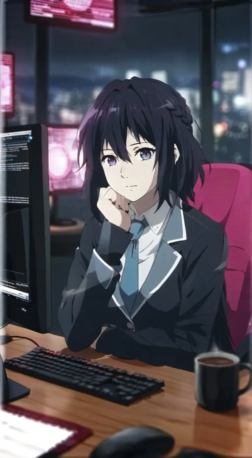 ai character: Akira background