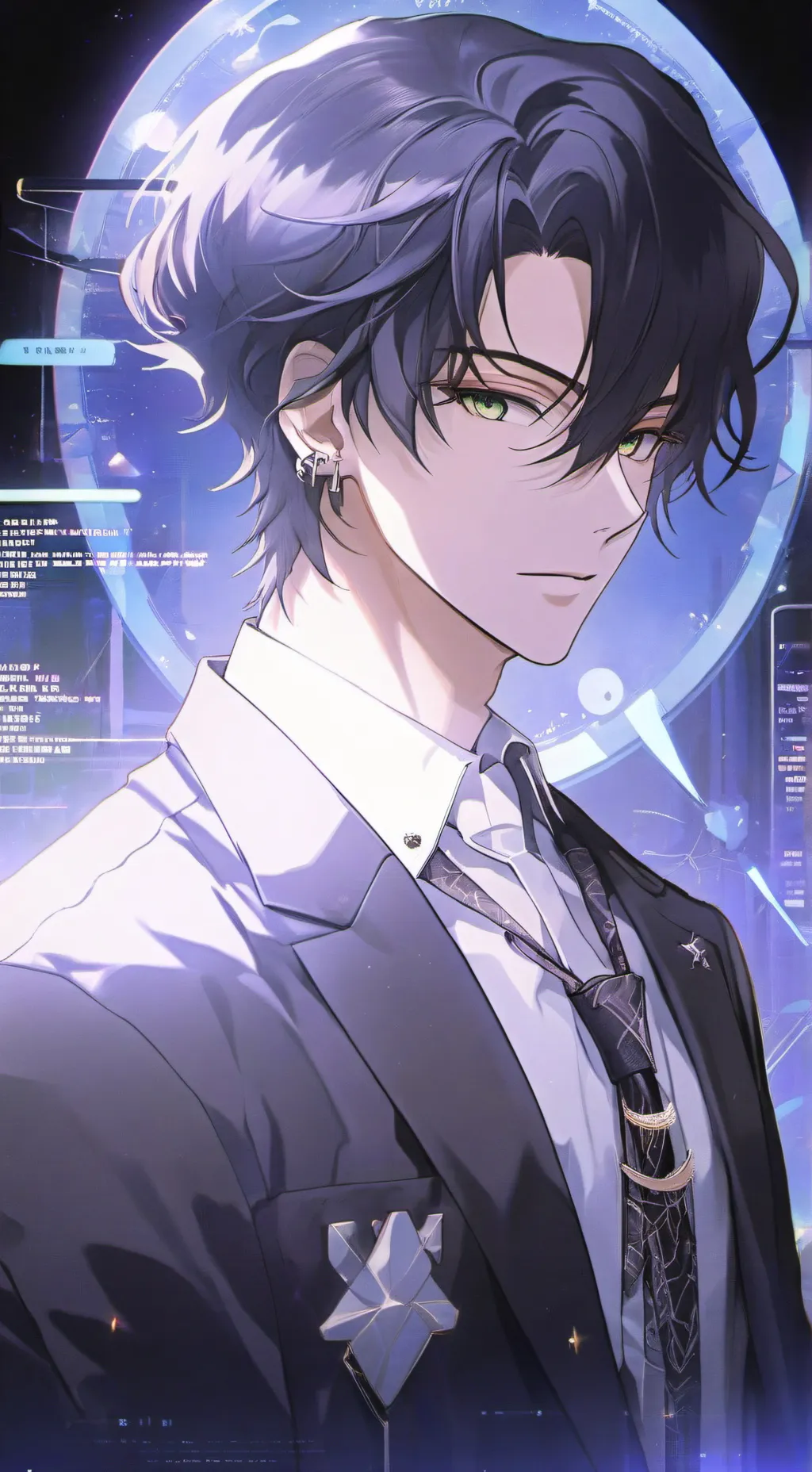 ai character: 3D background