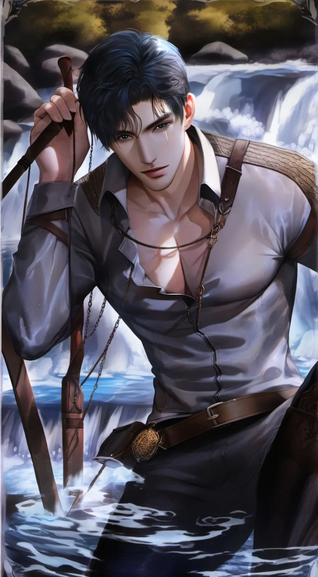 ai character: Damon Lux background