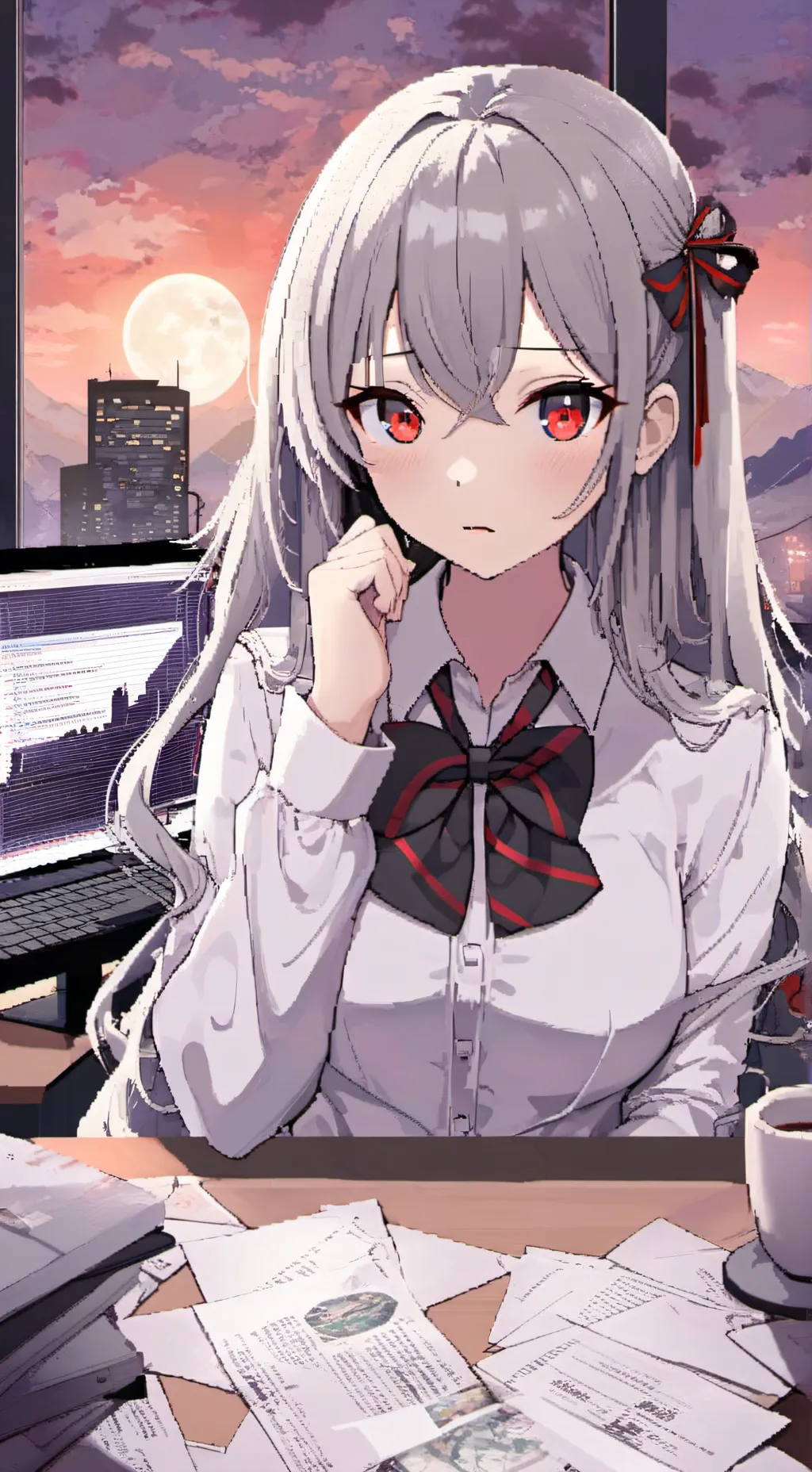 ai character: Jenna  background