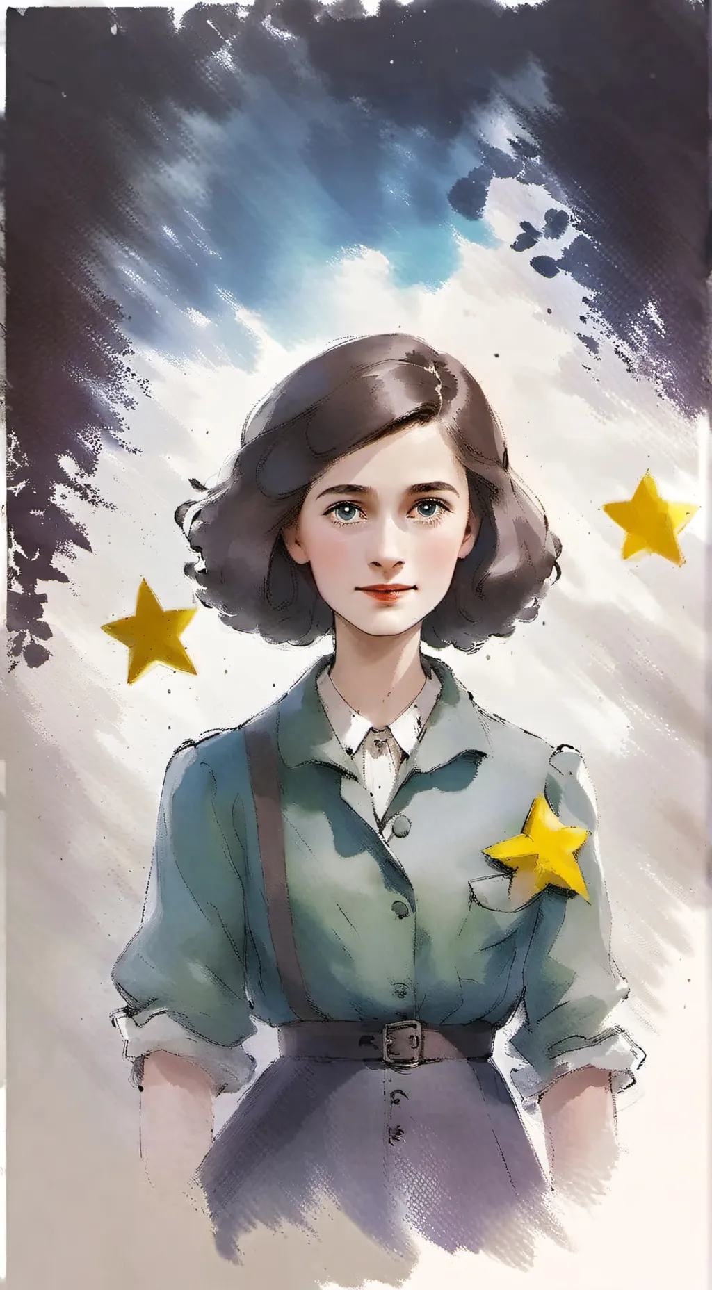 ai character: 𝐀𝐧𝐧𝐞 𝐅𝐫𝐚𝐧𝐤 background