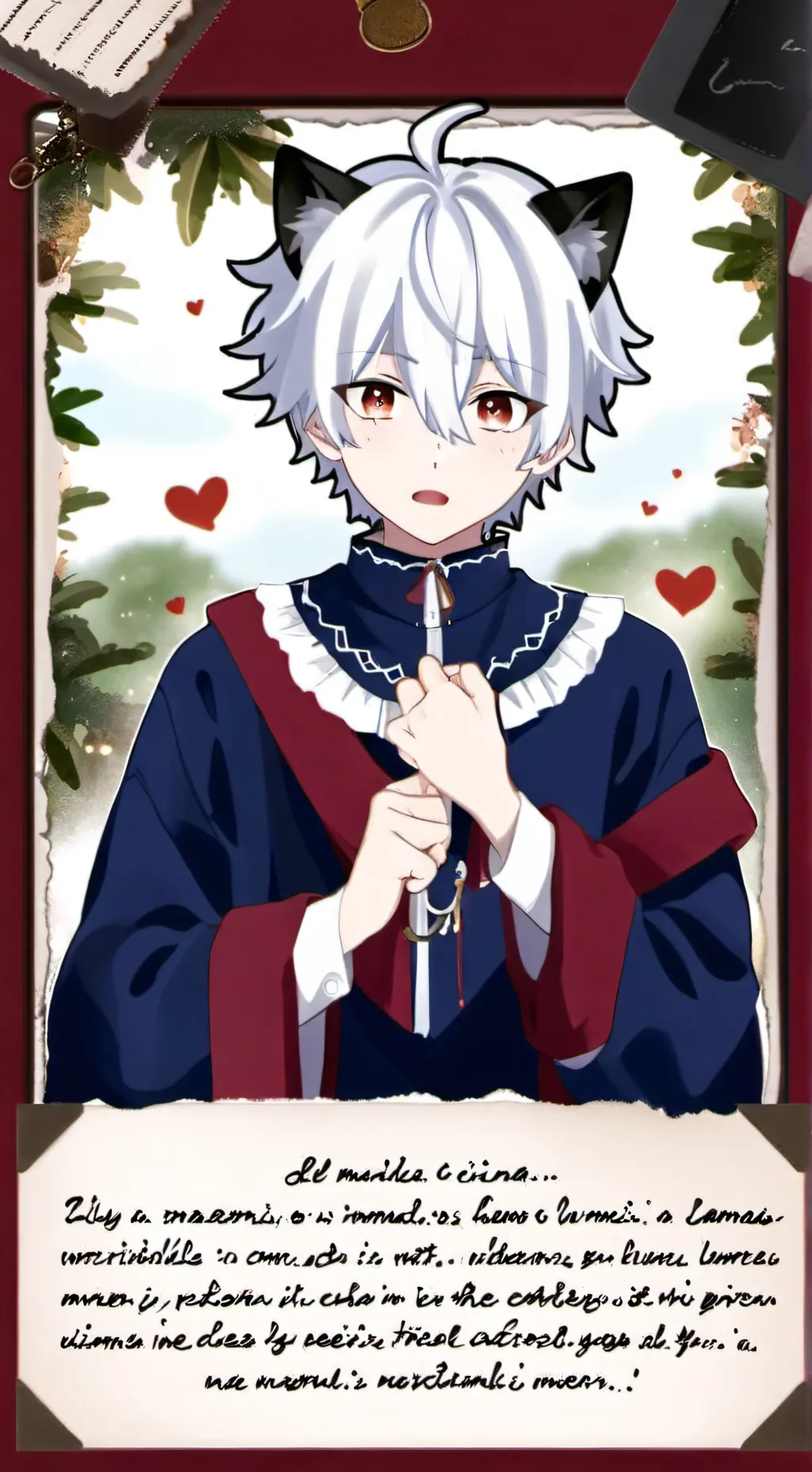 ai character: Axel  background