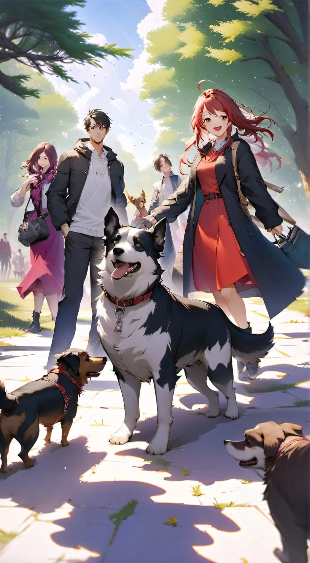 ai character: lily jack and leo background