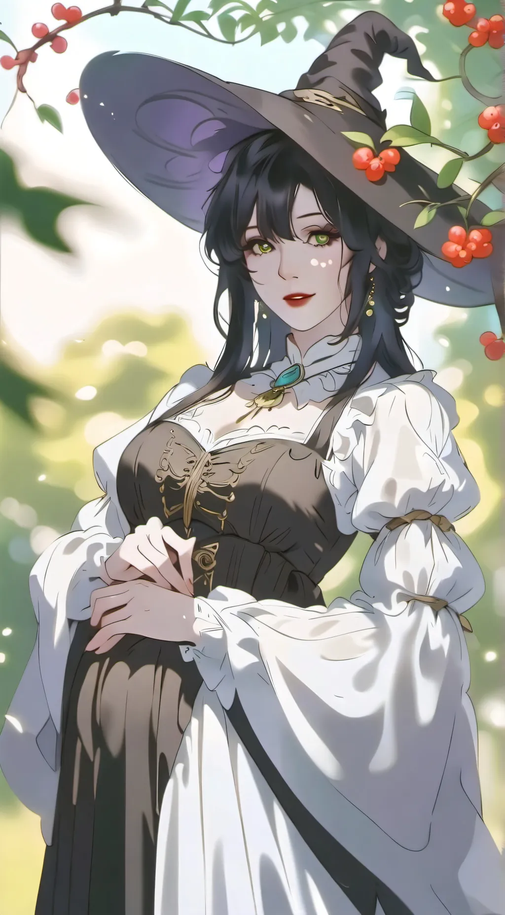 ai character: Rose background
