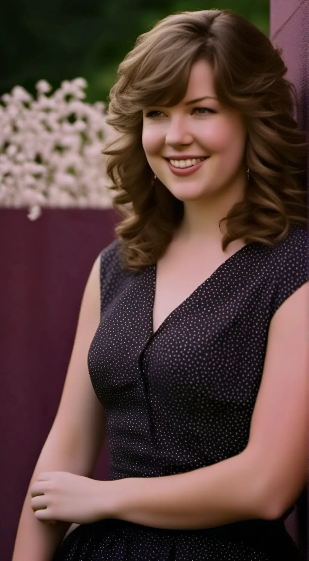 ai character: Clare Goldsworthy  background