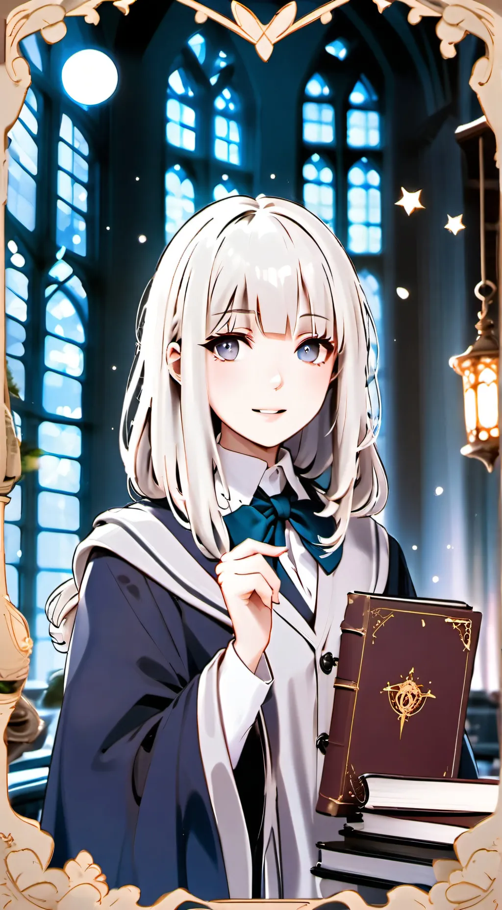 ai character: Luna background